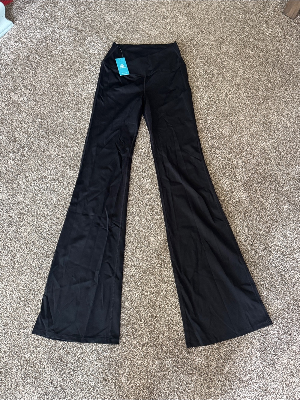 Cupshe Black Flared Leggings